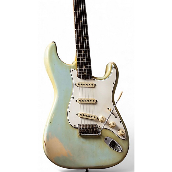 Vintage 1965 Fender STRATOCASTER Sonic Blue Solid Body Electric Guitar