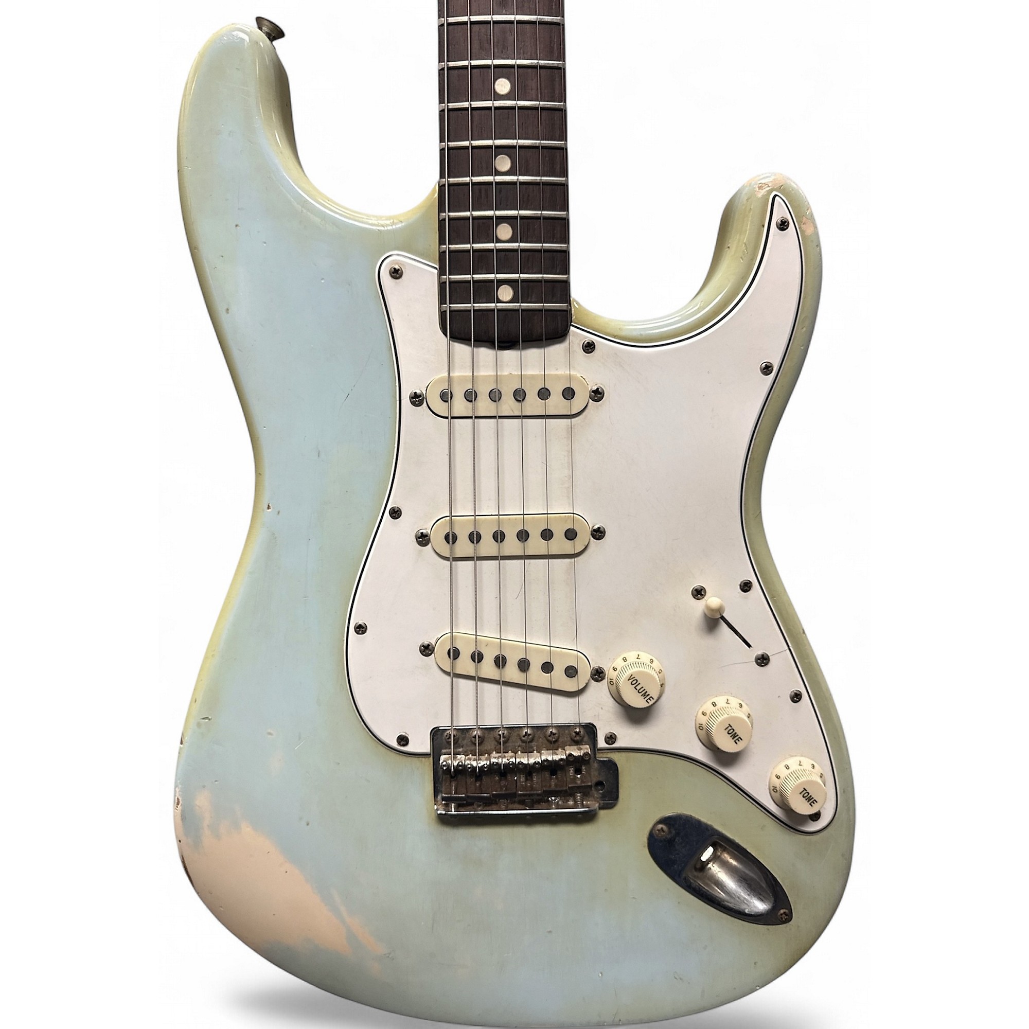 Vintage 1965 Fender STRATOCASTER Sonic Blue Solid Body Electric