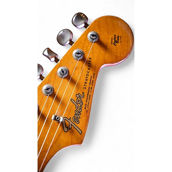 Vintage 1965 Fender STRATOCASTER Sonic Blue Solid Body Electric Guitar