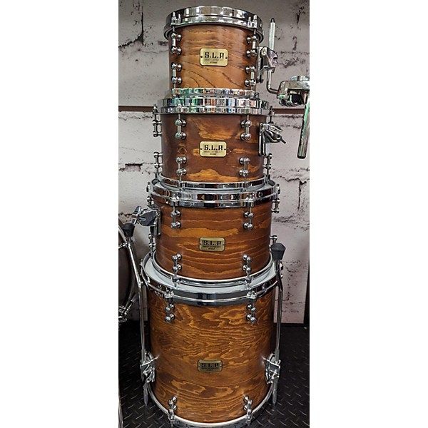 Used TAMA S. L. P. Fat Spruce Drum Kit