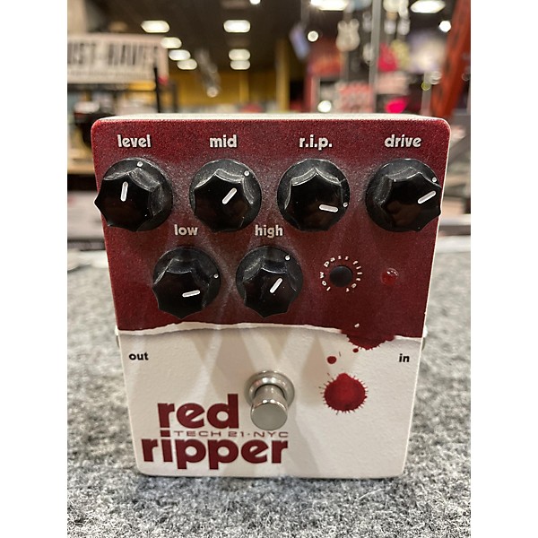 Used Tech 21 RED RIPPER Bass Effect Pedal