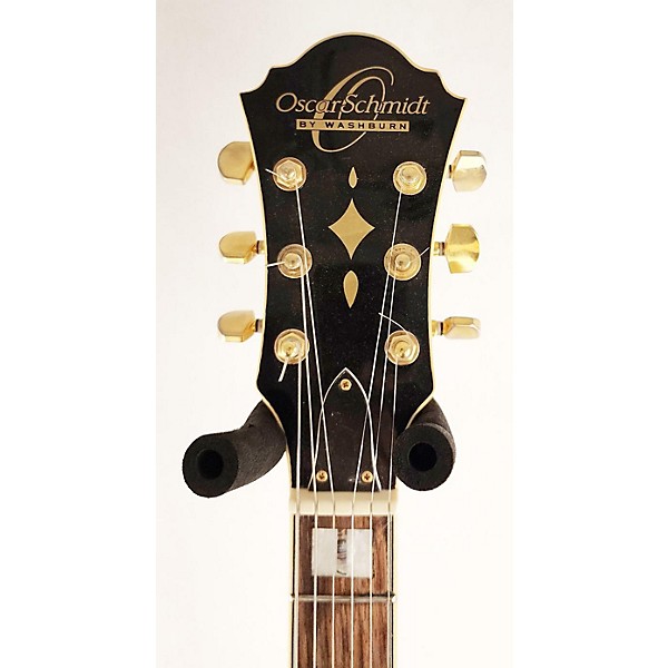 Used Oscar Schmidt OE40N Hollow Body Electric Guitar Natural Guitar Center