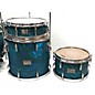 Used SONOR Used 1960s SONOR 4 piece Chicago Star K180 Aqua Satin Flame Drum Kit