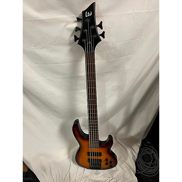 Used ESP LTD B155DX 5 String Electric Bass Guitar