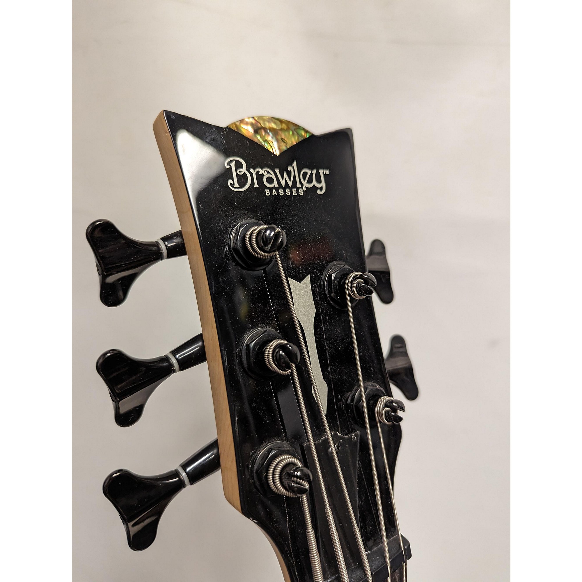 Used Used Brawley Artemis Trans Black Electric Bass Guitar