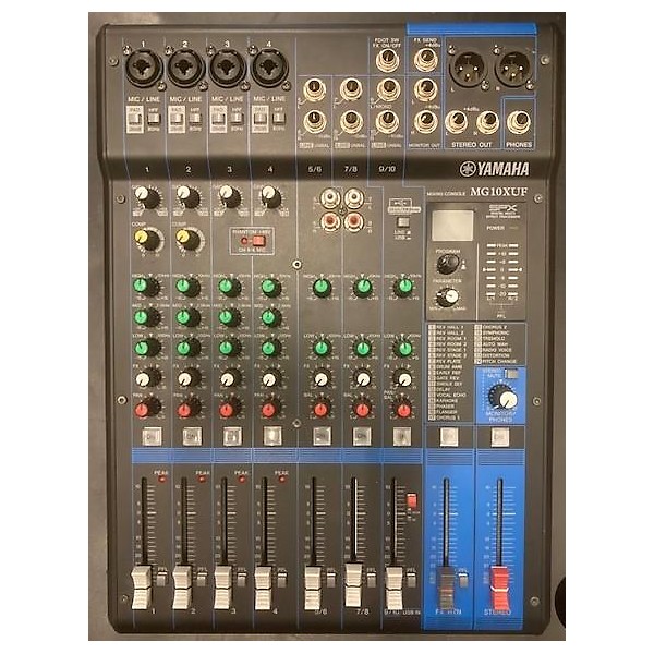 Used Yamaha MG10XUF Unpowered Mixer