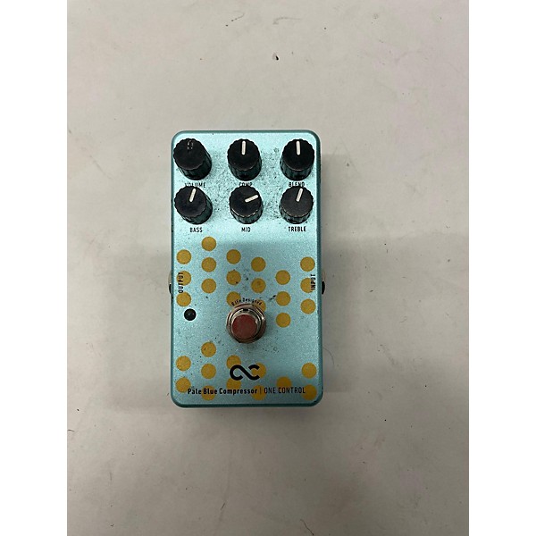 Used One Control Pale Blue Compressor Effect Pedal