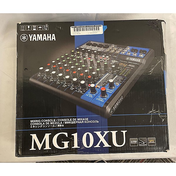 Used Yamaha MG10XU 10 Channel Mixer With Effects Unpowered Mixer