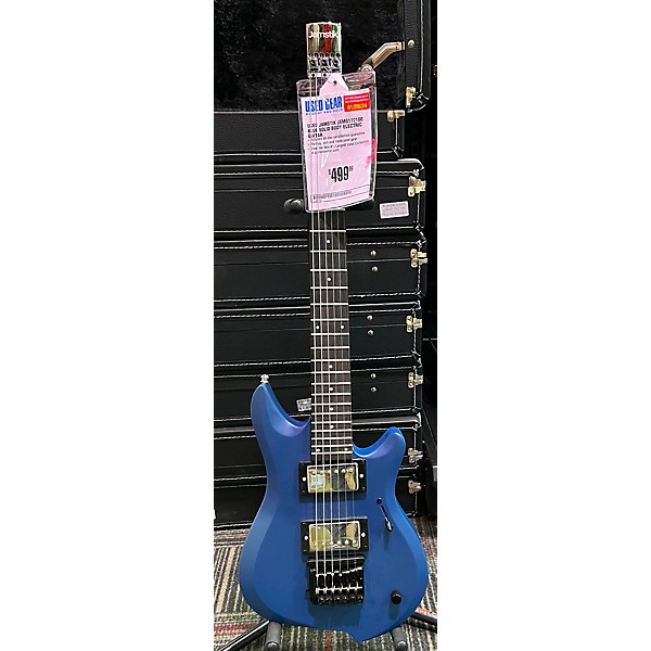 Used Jamstik JSMG172100 Solid Body Electric Guitar Blue Guitar Center