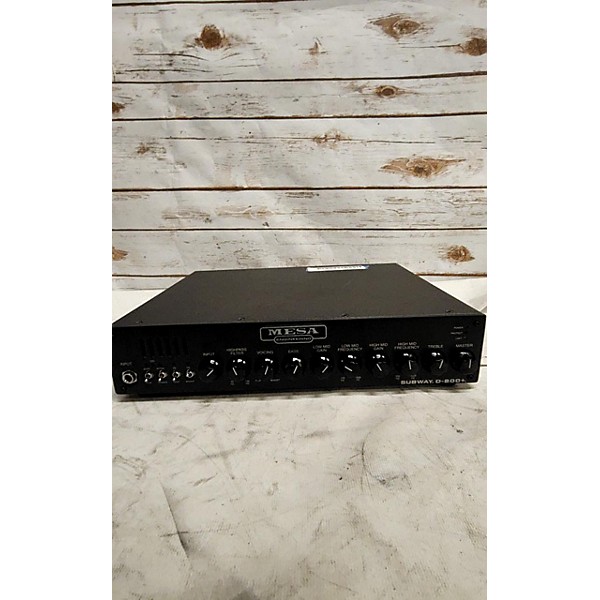 Used MESA/Boogie SUBWAY D-800+ Bass Amp Head