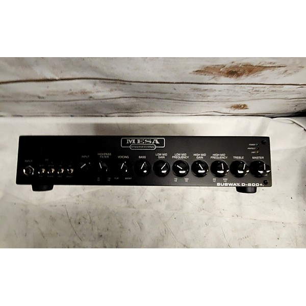Used MESA/Boogie SUBWAY D-800+ Bass Amp Head