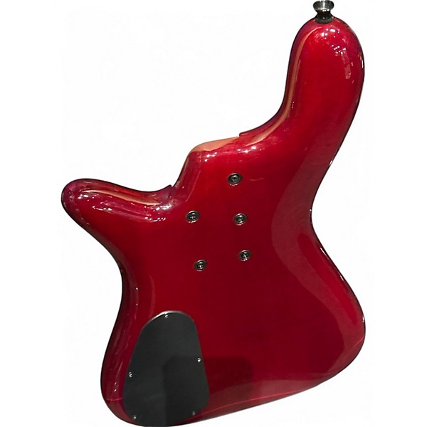 Used Spector Bantam 5 Trans Red Electric Bass Guitar