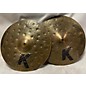 Used Zildjian 14in Special K Z Hi Hat Pair Cymbal thumbnail
