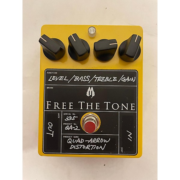 Used Used Free The Tone Quad-Arrow Distortion Effect Pedal