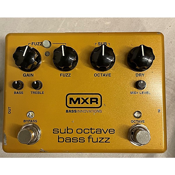 Used MXR Sub Octave Bass Fuzz Effect Pedal | Guitar Center