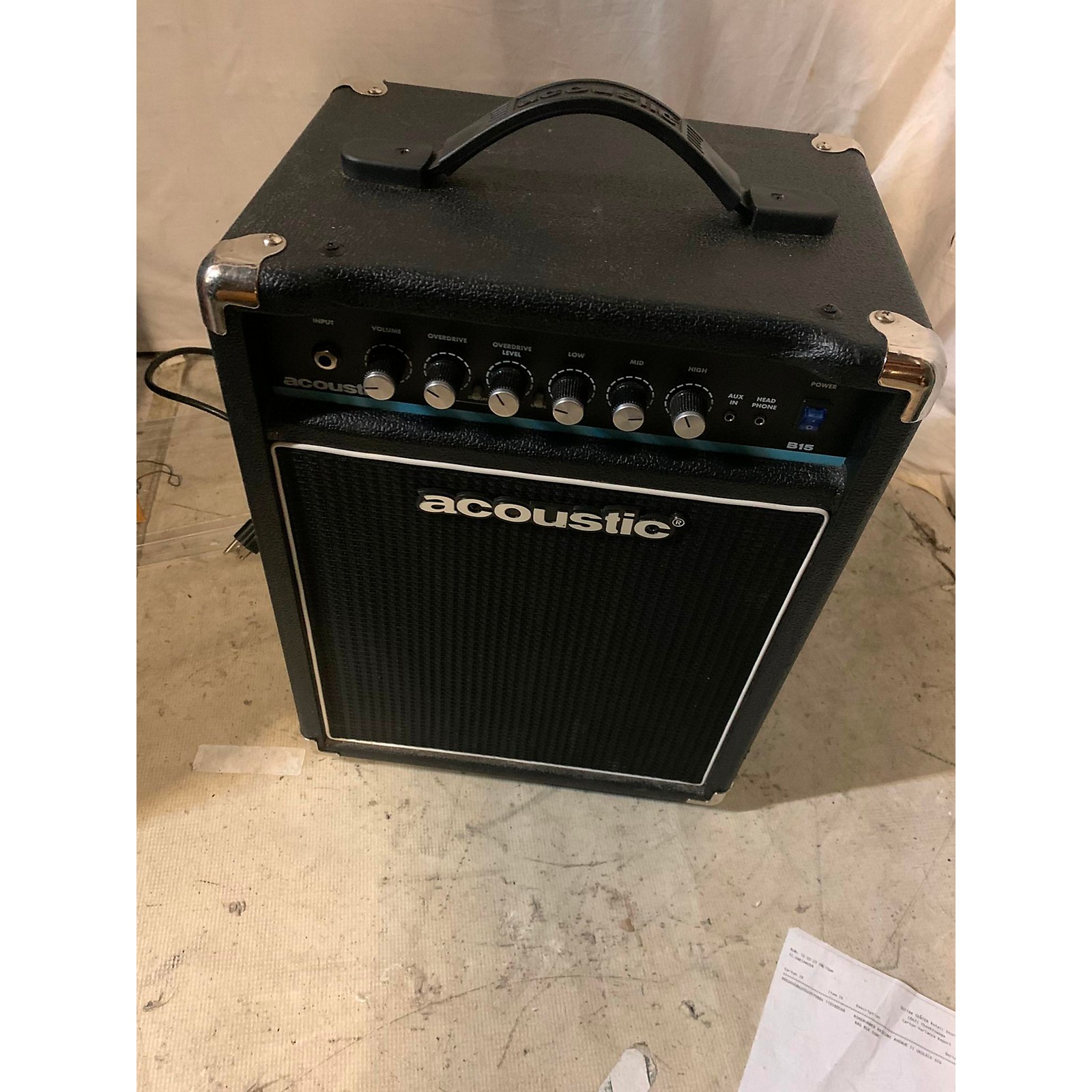 Used Acoustic B15 15W 1x10 Bass Combo Amp Guitar Center