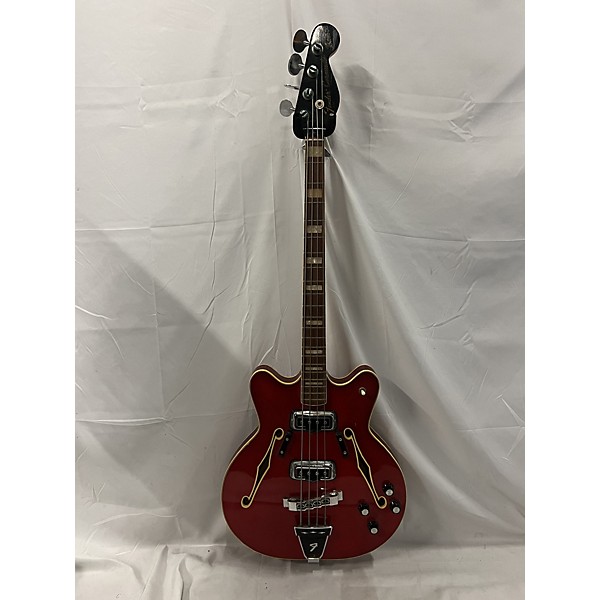 Vintage Fender Vintage 1967 Fender Coronado 4-String Cherry Electric Bass Guitar