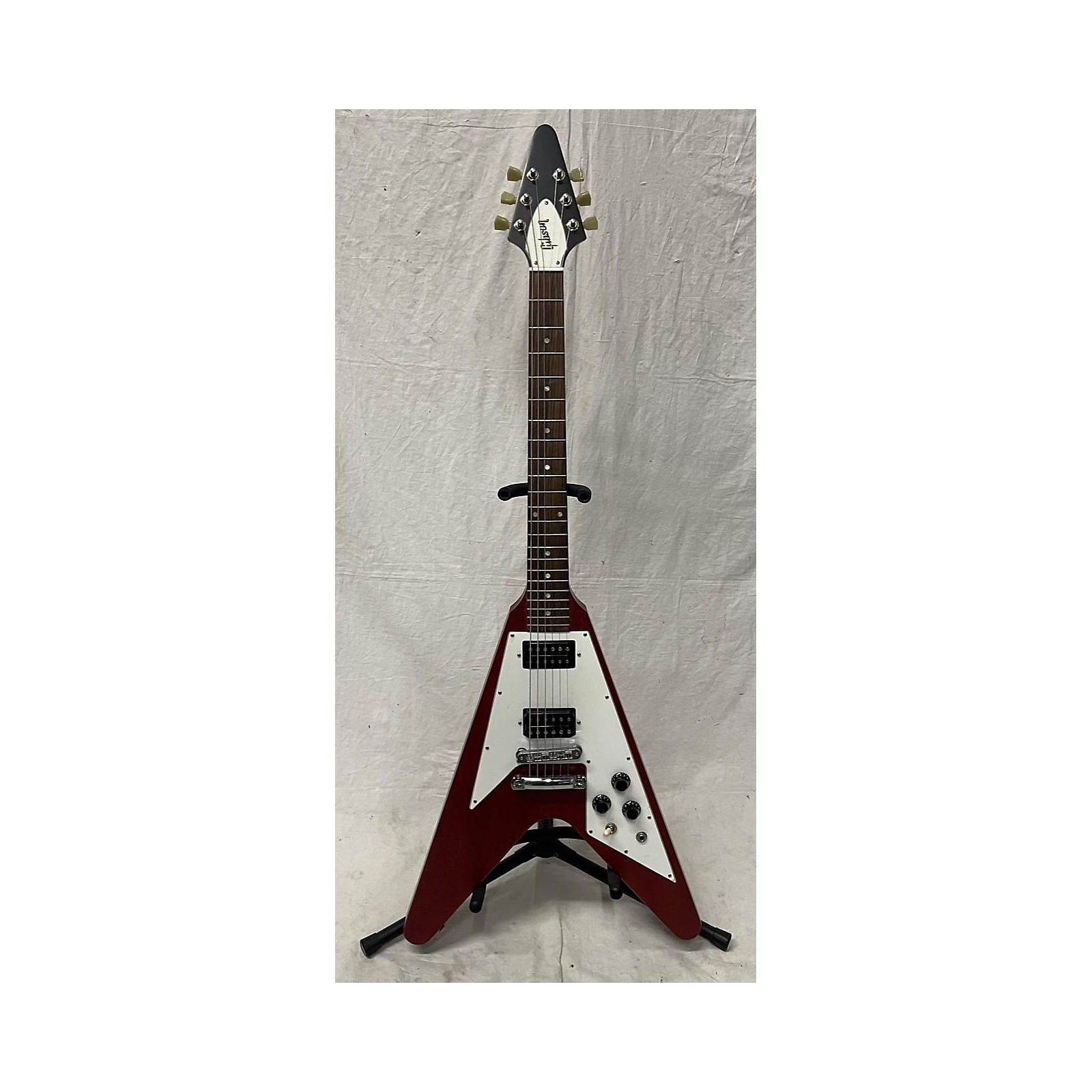 Used Gibson Flying V Solid Body Electric Guitar CHERRYWOOD Guitar Center