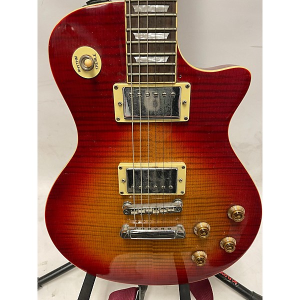 Used Silvertone Single Cut Solid Body Electric Guitar Sunburst Guitar Center 5054