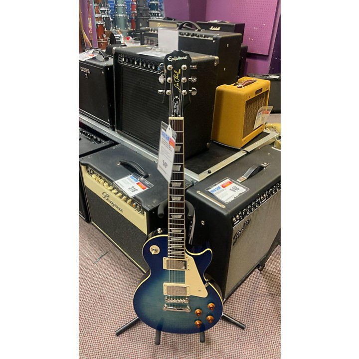 独特な店 Epiphone Les Paul STD Blue Burst【USED】 ギター