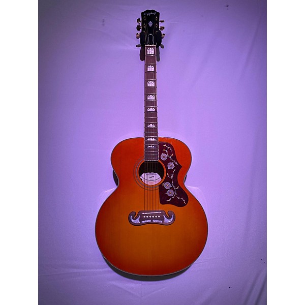Used Epiphone J200 Acoustic Guitar Honey Burst Guitar Center