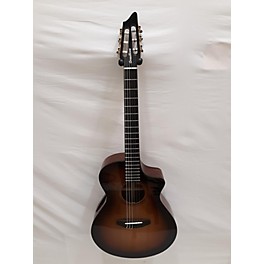 Used Breedlove Used Breedlove Organic Solo Pro CE Red Cedar-African Mahogany Concert Edge Burst Classical Acoustic Electri...