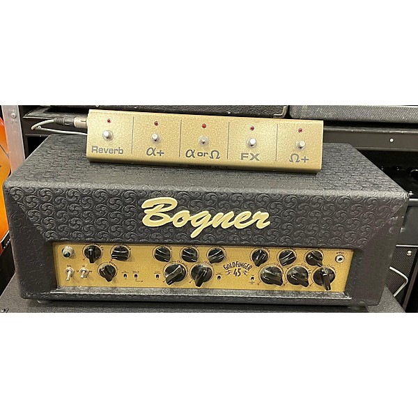 Used Bogner GOLDFINGER 45 WITH PEDAL Tube Guitar Amp Head