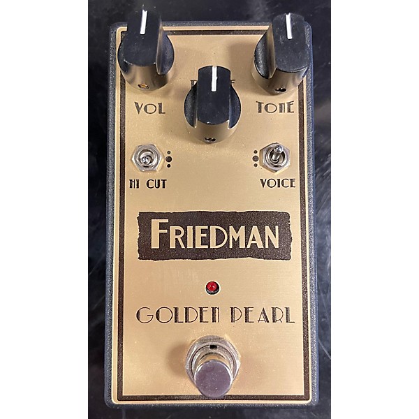 Used Friedman Golden Pearl Overdrive Effect Pedal