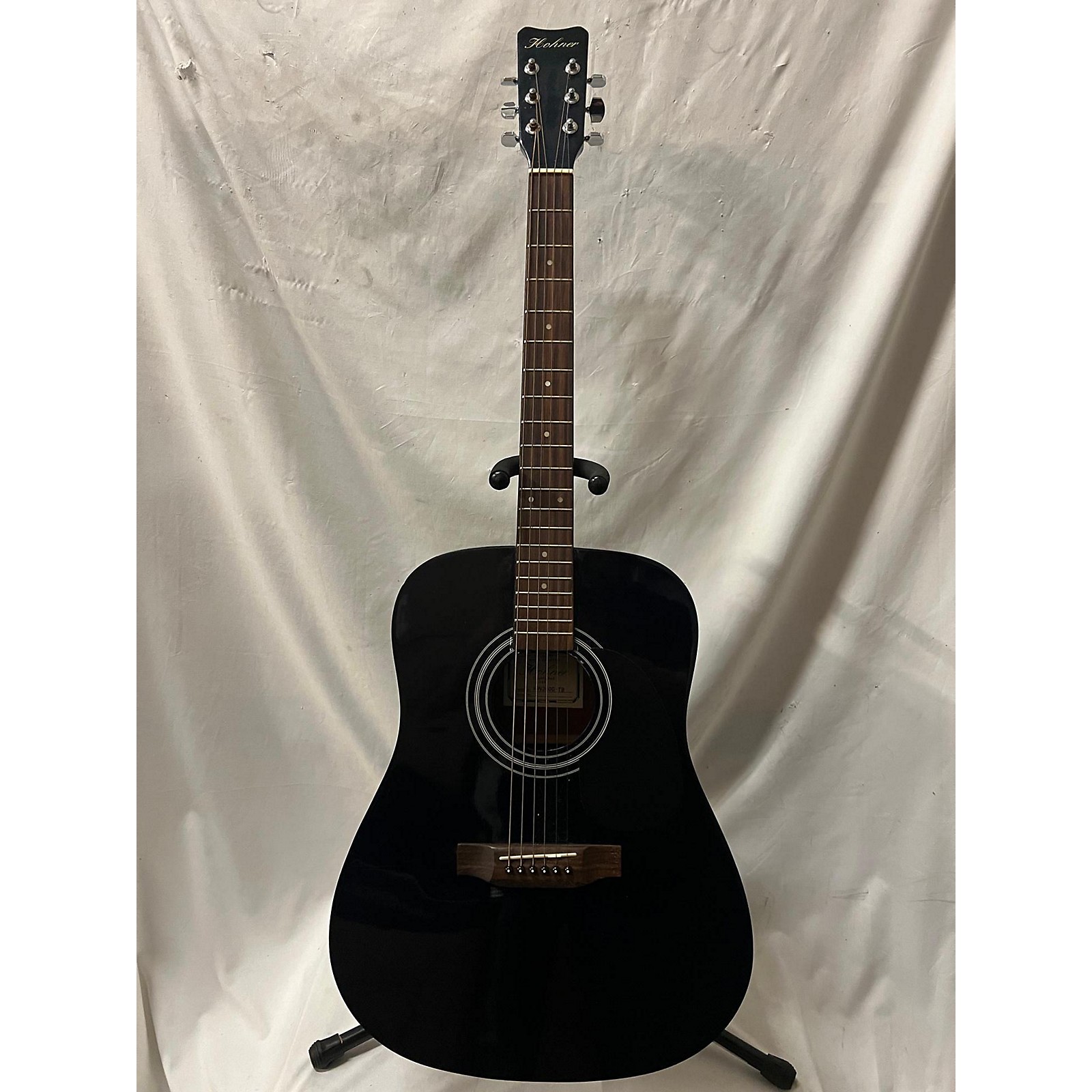 Used Hohner Hohner Acoustic Guitar Black Guitar Center
