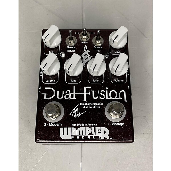 Used Wampler Dual Fusion Tom Quayle Signature Overdrive Effect Pedal |  Guitar Center
