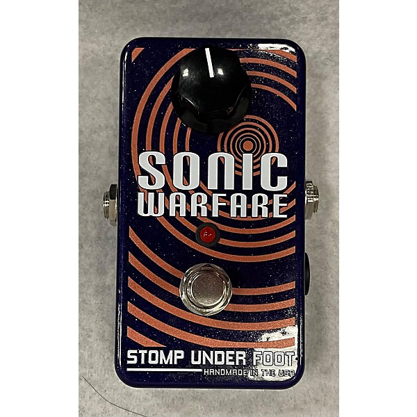 Used Stomp Under Foot Sonic Warfare Effect Pedal