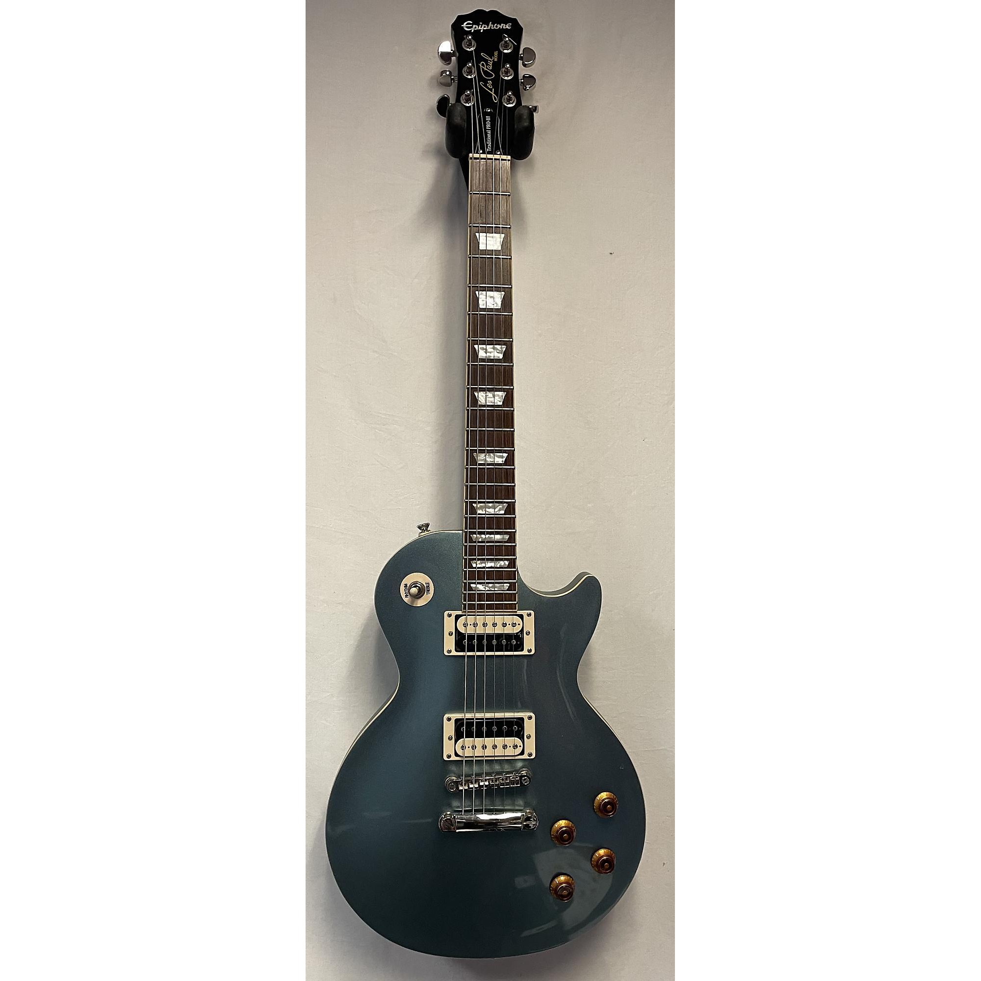 Epiphone les paul traditional pro outlet iii pelham blue