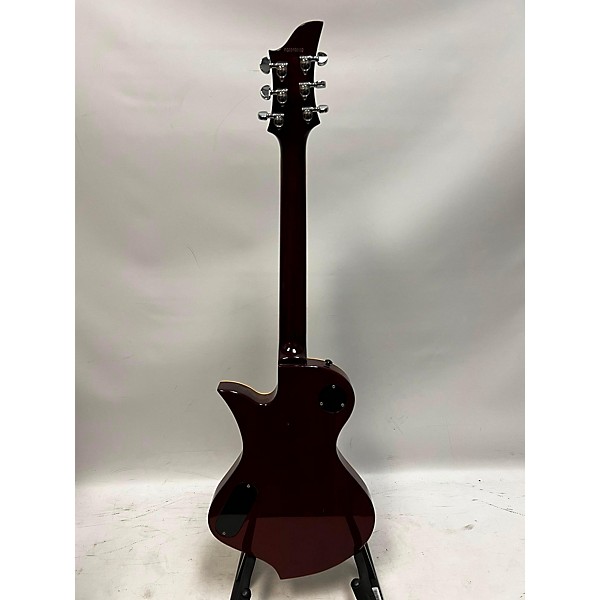Used Fernandes RAVELLE Solid Body Electric Guitar Trans Red