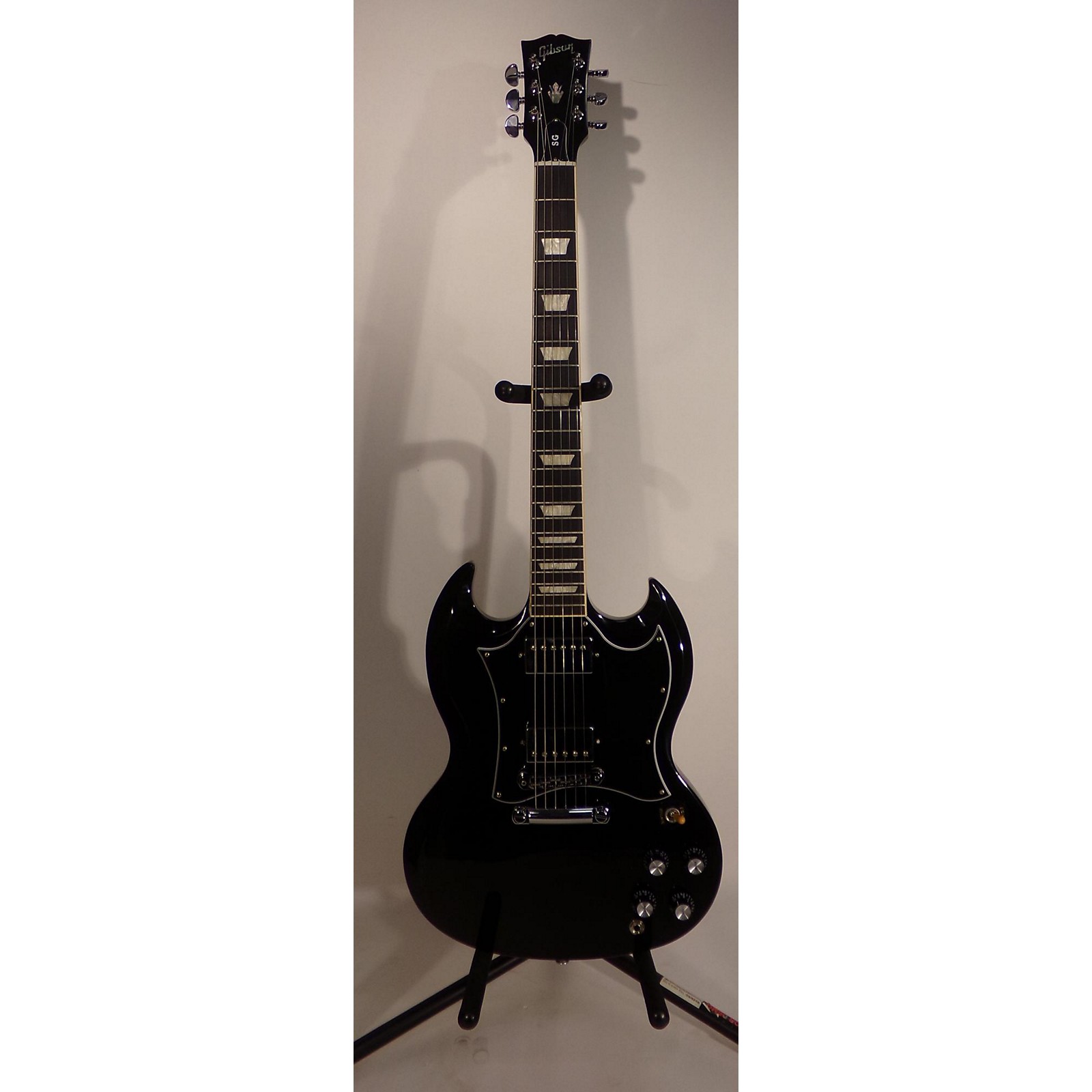 Used Gibson SG Standard Solid Body Electric Guitar Ebony | Guitar Center