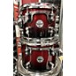 Used PDP by DW Used PDP By DW 4 piece Concept Maple Red To Black Fade Drum Kit