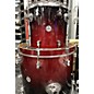 Used PDP by DW Used PDP By DW 4 piece Concept Maple Red To Black Fade Drum Kit