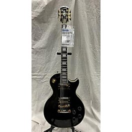 Used Epiphone Used 2002 Epiphone Les Paul Custom 50th Anniversay Ebony Solid Body Electric Guitar