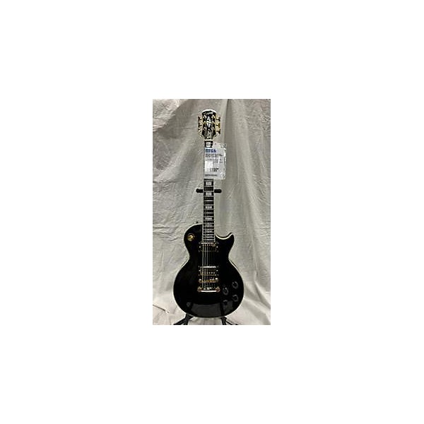 Used Epiphone Used 2002 Epiphone Les Paul Custom 50th Anniversay Ebony Solid Body Electric Guitar