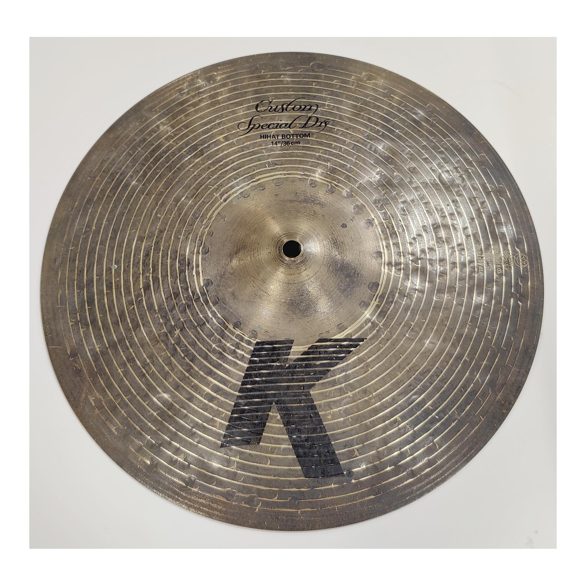 Used Zildjian 14in K Custom Special Dry Hihat Bottom Cymbal
