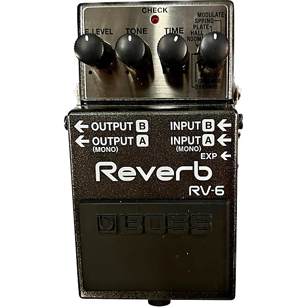 Used BOSS RV6 Digital Reverb Effect Pedal | Guitar Center