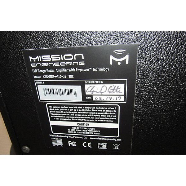 Used Mission Engineering Gemini 2 Guitar Cabinet