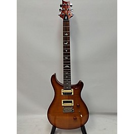 Used PRS Used PRS SE Custom 24 Amber Solid Body Electric Guitar