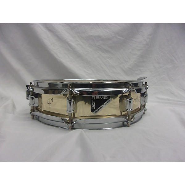 Used Remo 3.5X13 Quadra Master Touch Brass Over Wood Drum