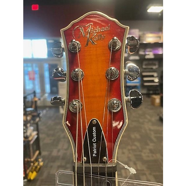 Used Michael Kelly Used Michael Kelly Patriot Custom Cherry Sunburst Solid Body Electric Guitar