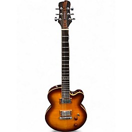 Used Jarrett ZAFFIRO Cherry Sunburst Solid Body Electric Guitar