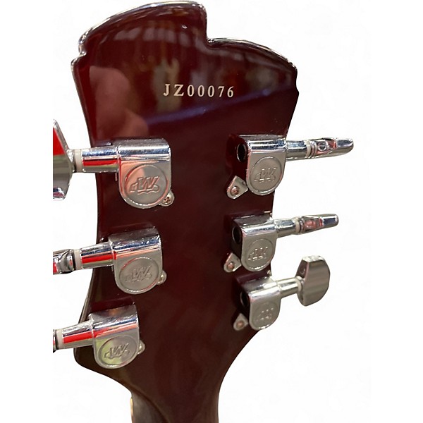 Used Jarrett ZAFFIRO Cherry Sunburst Solid Body Electric Guitar
