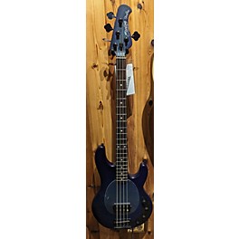 Used Sterling by Music Man Used Sterling By Music Man Ray34 Blue Electric Bass Guitar