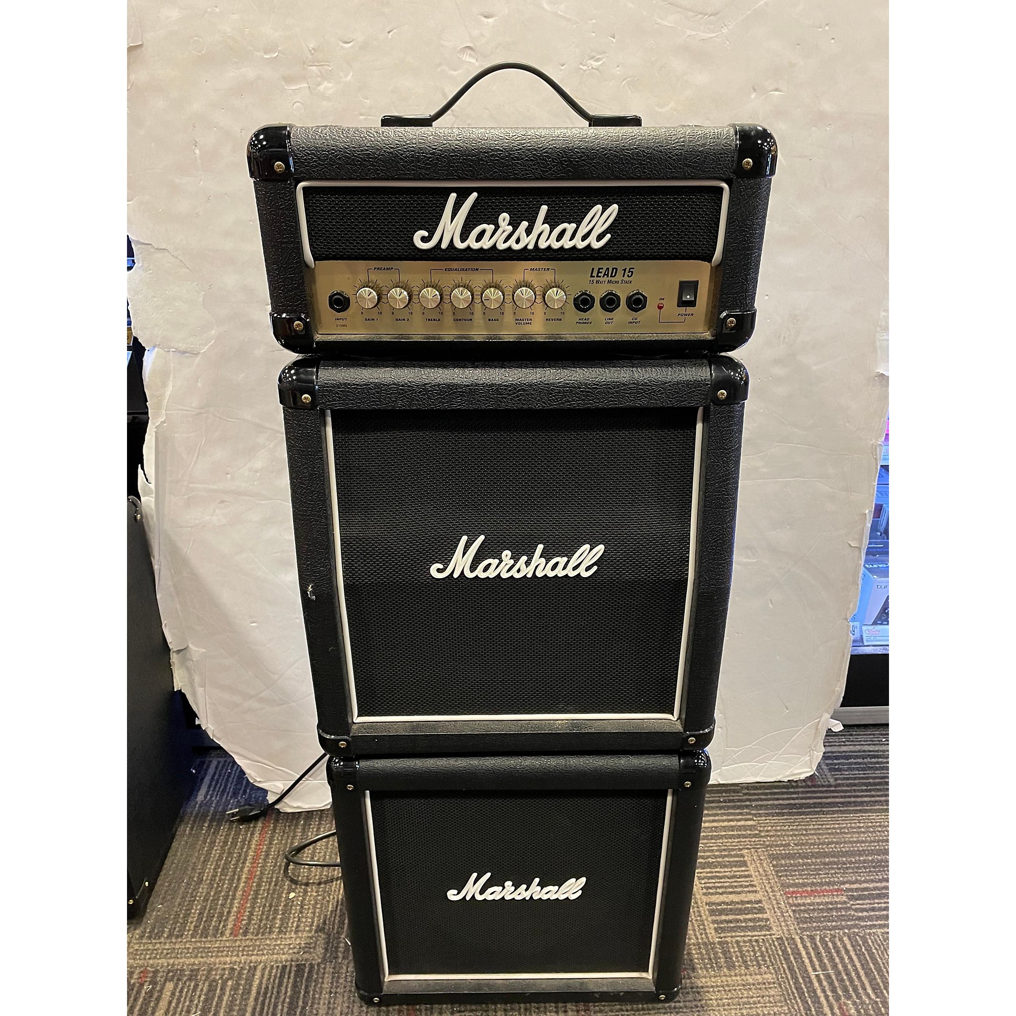 Marshall LEAD15 G15MS 3スタックアンプ - アンプ