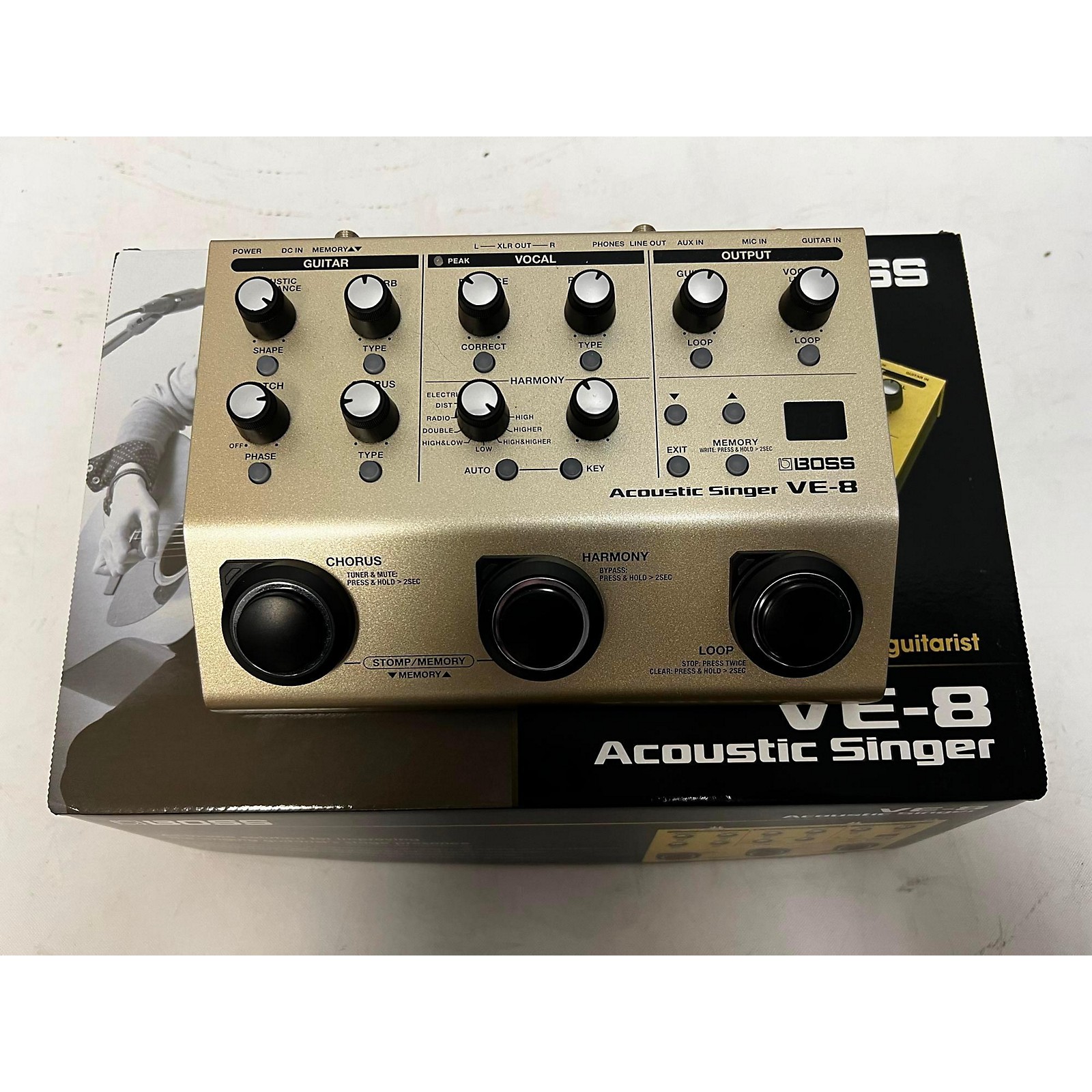 Used BOSS VE8 Acoustic Singer Effect Processor | Guitar Center