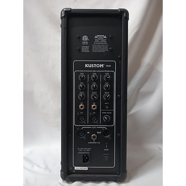 Used Kustom Pa50 Powered Speaker Guitar Center